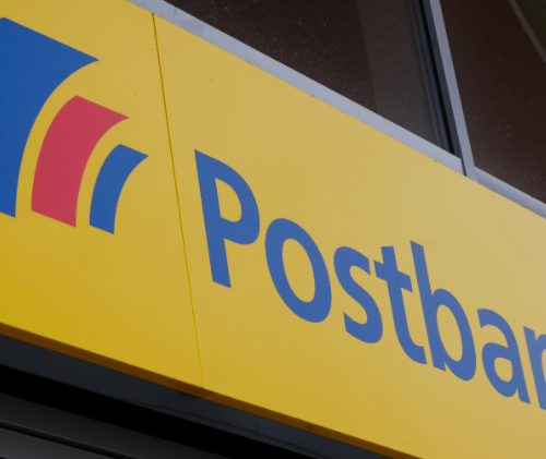 Außenlogo Postbank Filiale