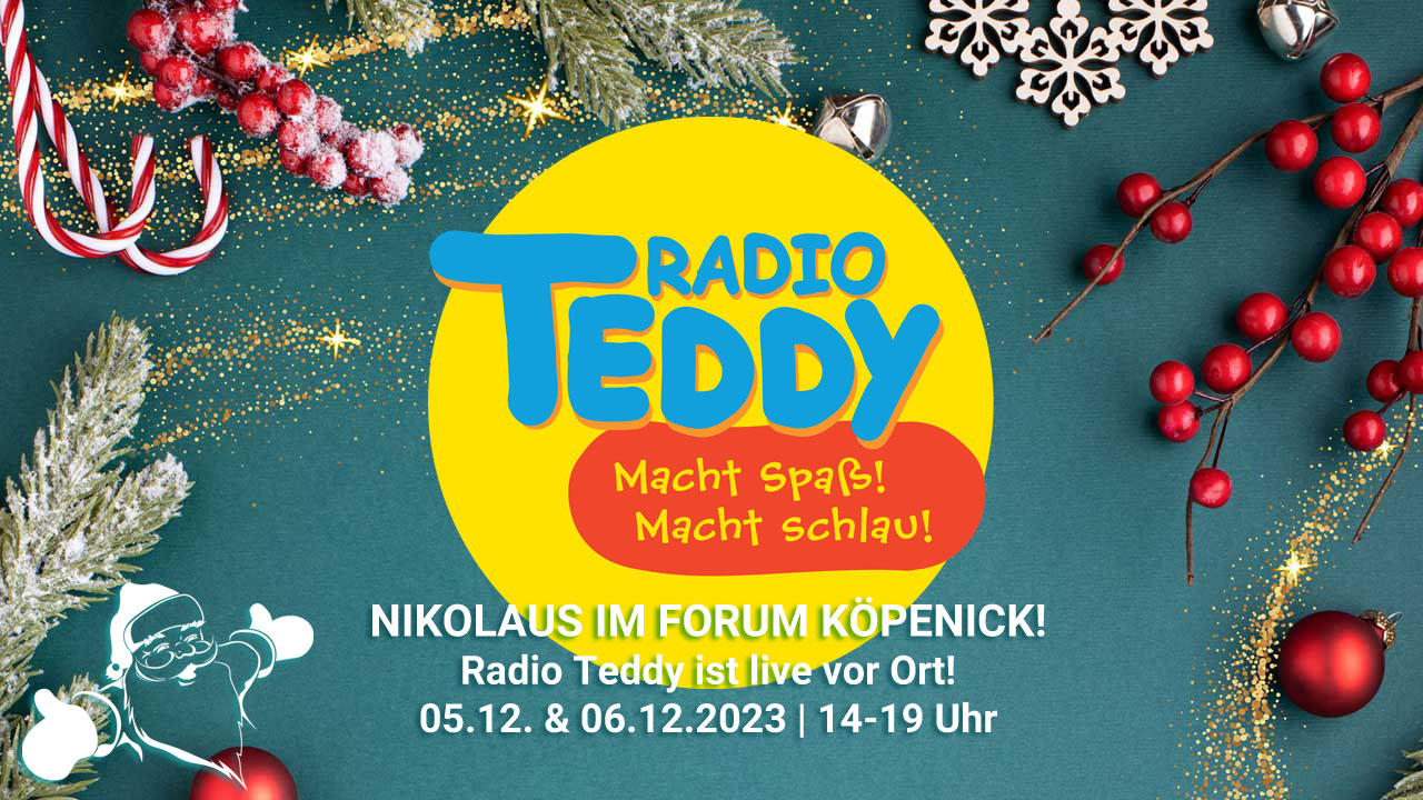 Nikolaustag mit Radio TEDDY im Forum Köpenick